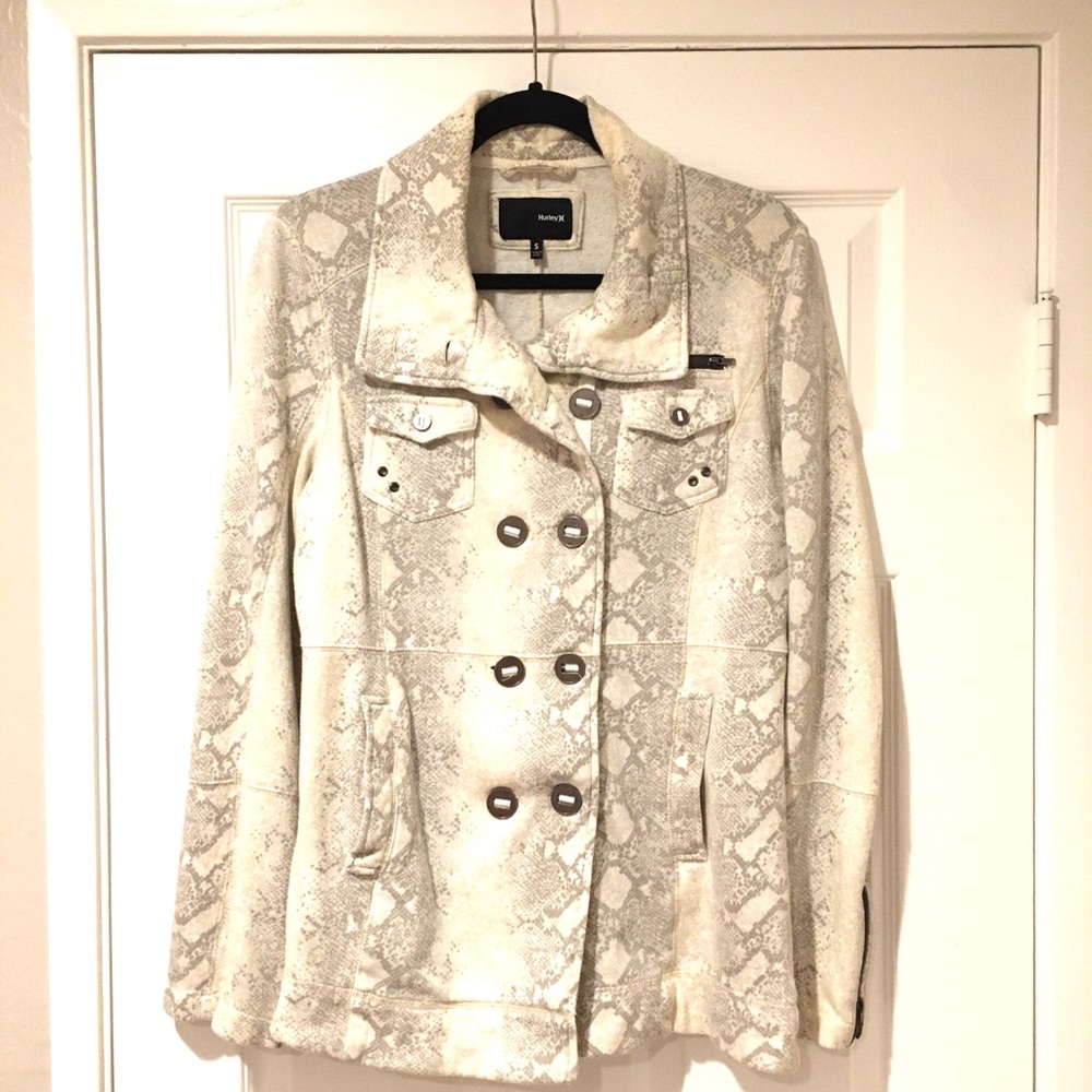 PRICE DROP - Hurley Pale Snakeskin S/M Sweatshrt - Picture 4 of 7